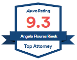 AVVO Rating 9.3 Angela Flouras Rieck Top Attorney